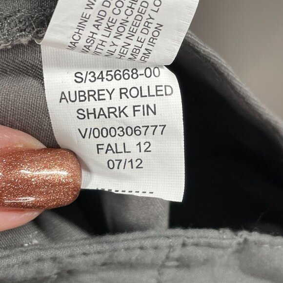 NEW Gap Pants Womens 8 gray chino aubrey classic preppy vintage - Picture 9 of 12